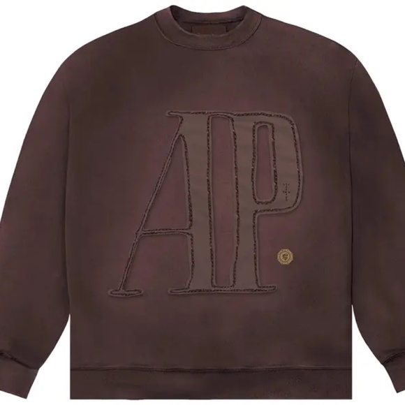 Cactus Jack by Travis Scott x Audemars Piguet Logo Crewneck 'Brown'